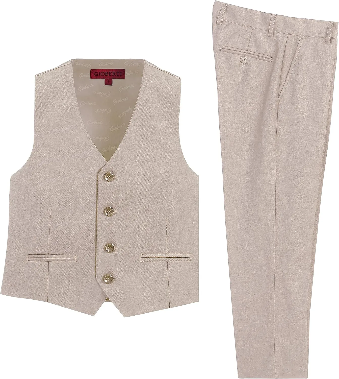 Gioberti Boys Vest and Pants Set