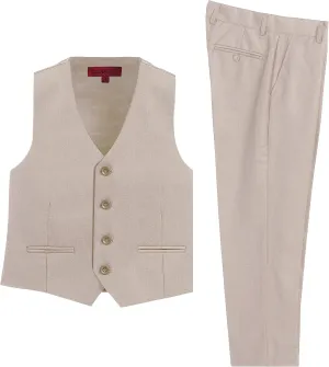 Gioberti Boys Vest and Pants Set
