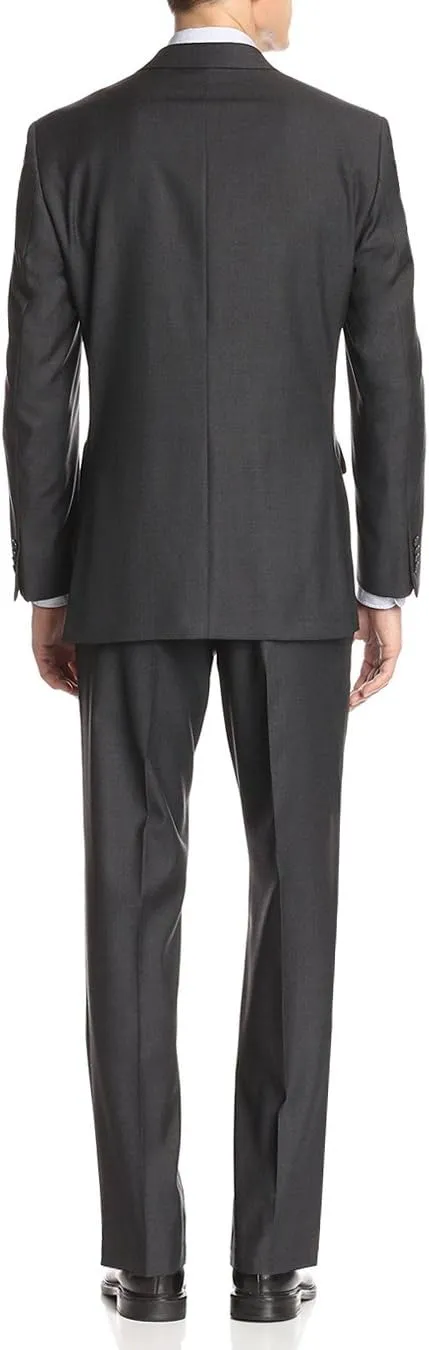 Giorgio Napoli GN Men's Two Button 2 Piece Modern Classic Fit Suit Jacket Pant