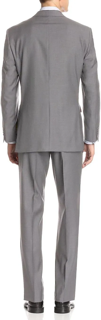 Giorgio Napoli GN Men's Two Button 2 Piece Modern Classic Fit Suit Jacket Pant