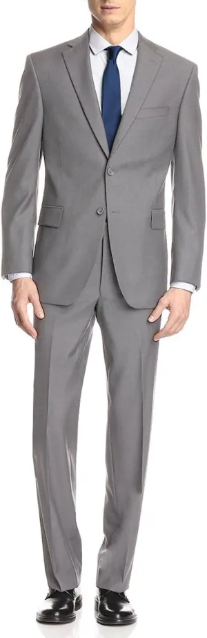 Giorgio Napoli GN Men's Two Button 2 Piece Modern Classic Fit Suit Jacket Pant