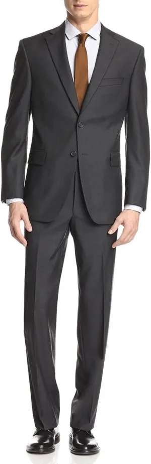 Giorgio Napoli GN Men's Two Button 2 Piece Modern Classic Fit Suit Jacket Pant