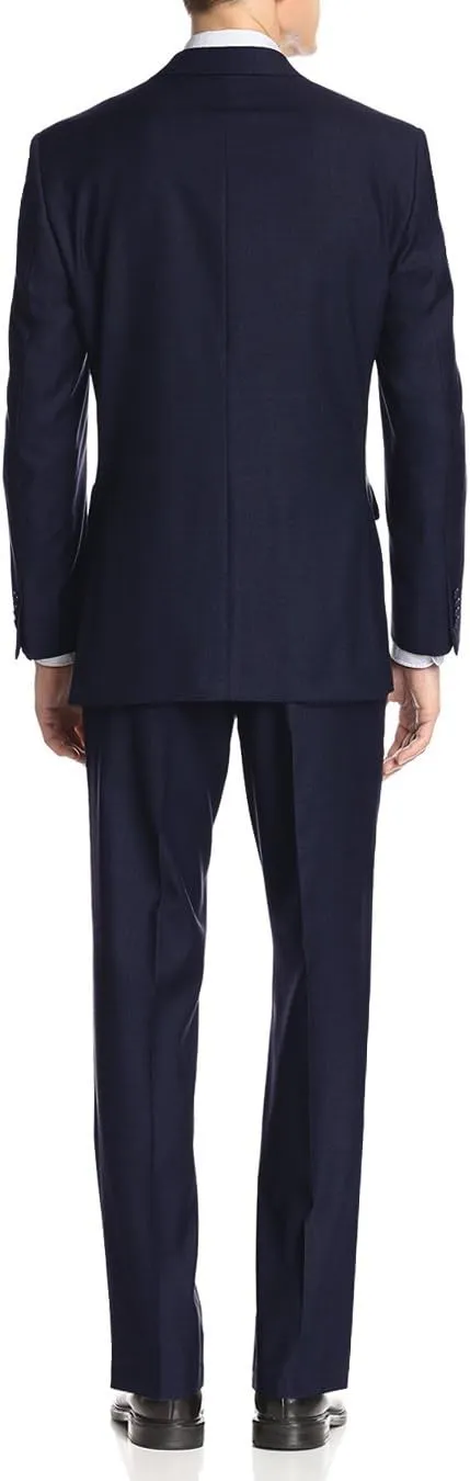 Giorgio Napoli GN Men's Two Button 2 Piece Modern Classic Fit Suit Jacket Pant