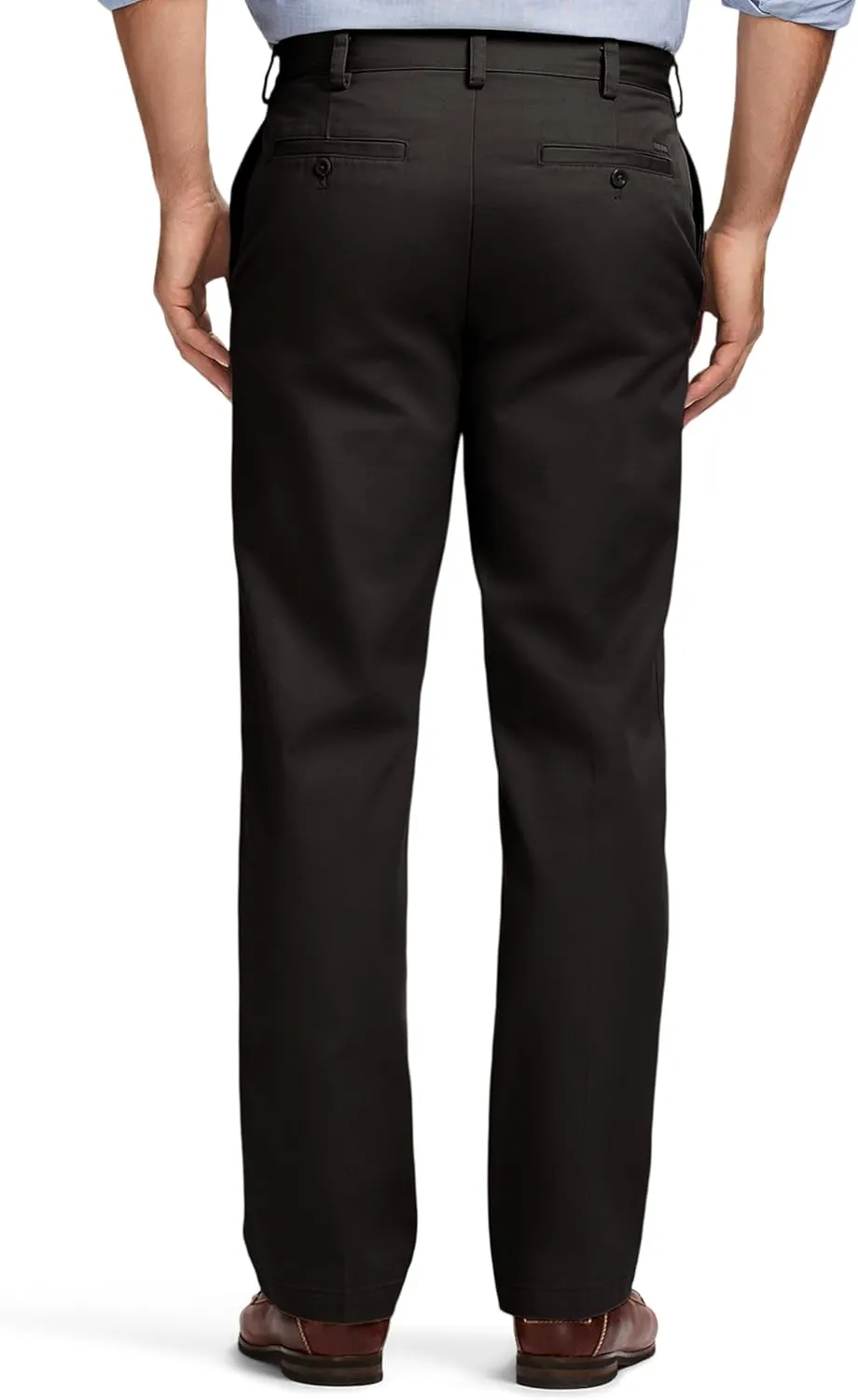 IZOD Men's American Chino Flat Front Classic Fit Pant