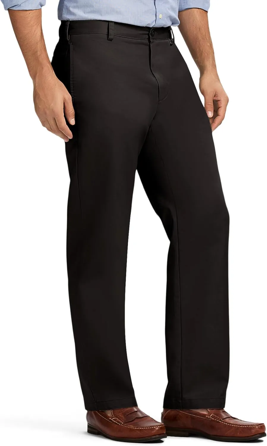 IZOD Men's American Chino Flat Front Classic Fit Pant