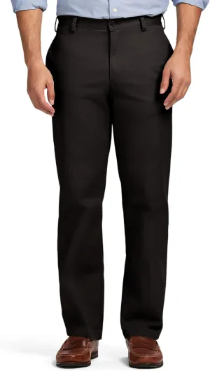 IZOD Men's American Chino Flat Front Classic Fit Pant