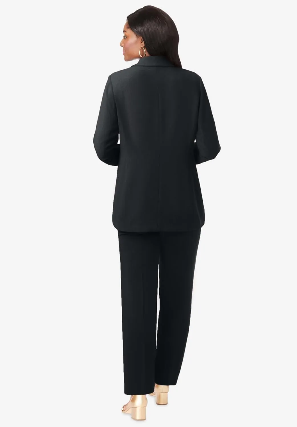 Jessica London Women's Plus Size 2-Piece Double-Breasted Pantsuit