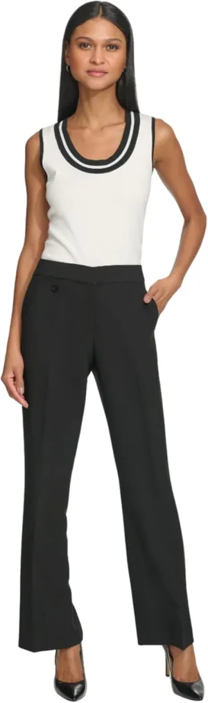 Karl Lagerfeld Paris Women's Classic Bootcut Suit Pant