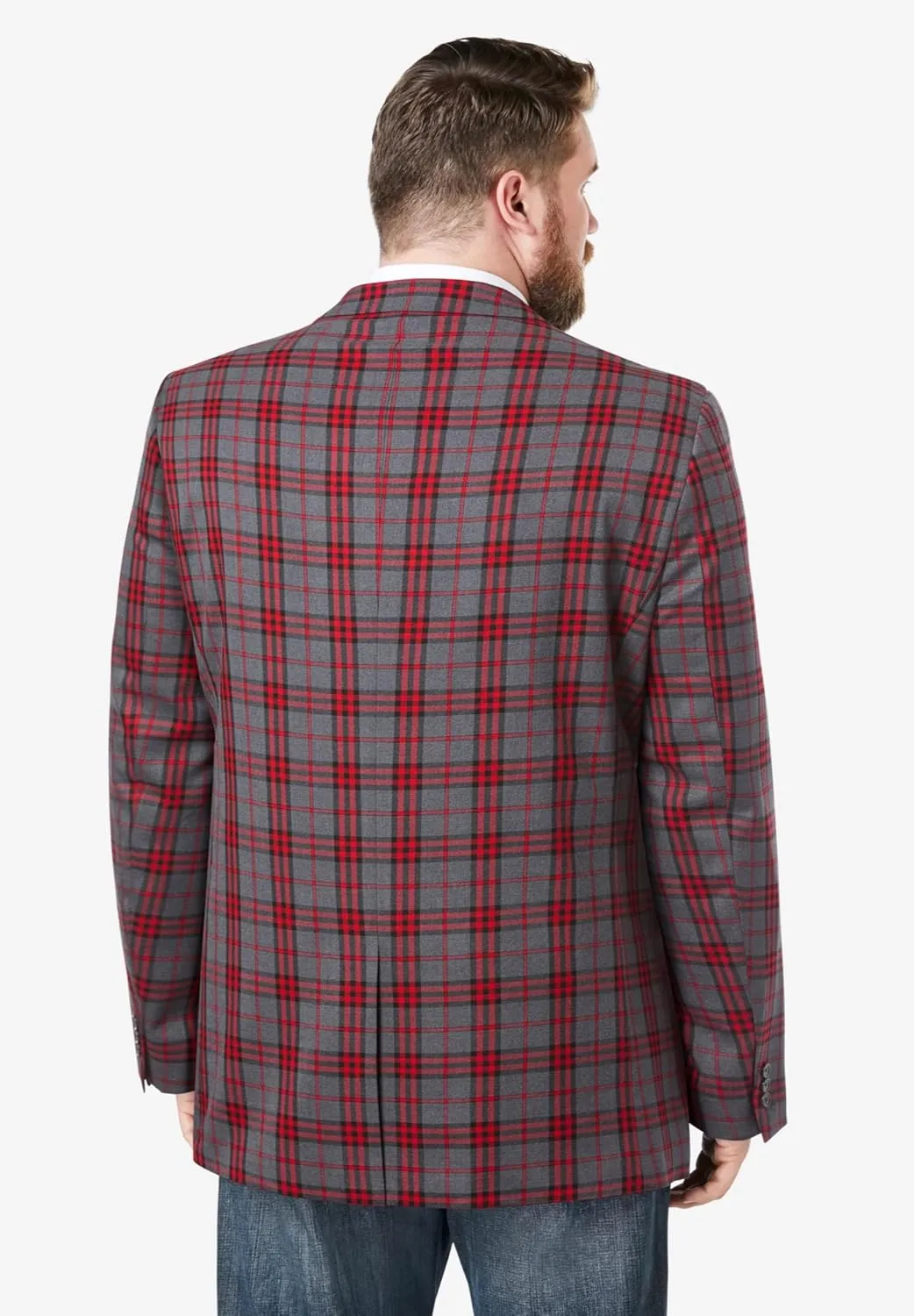 KingSize Men's Big & Tall 2-Button Classic Blazer