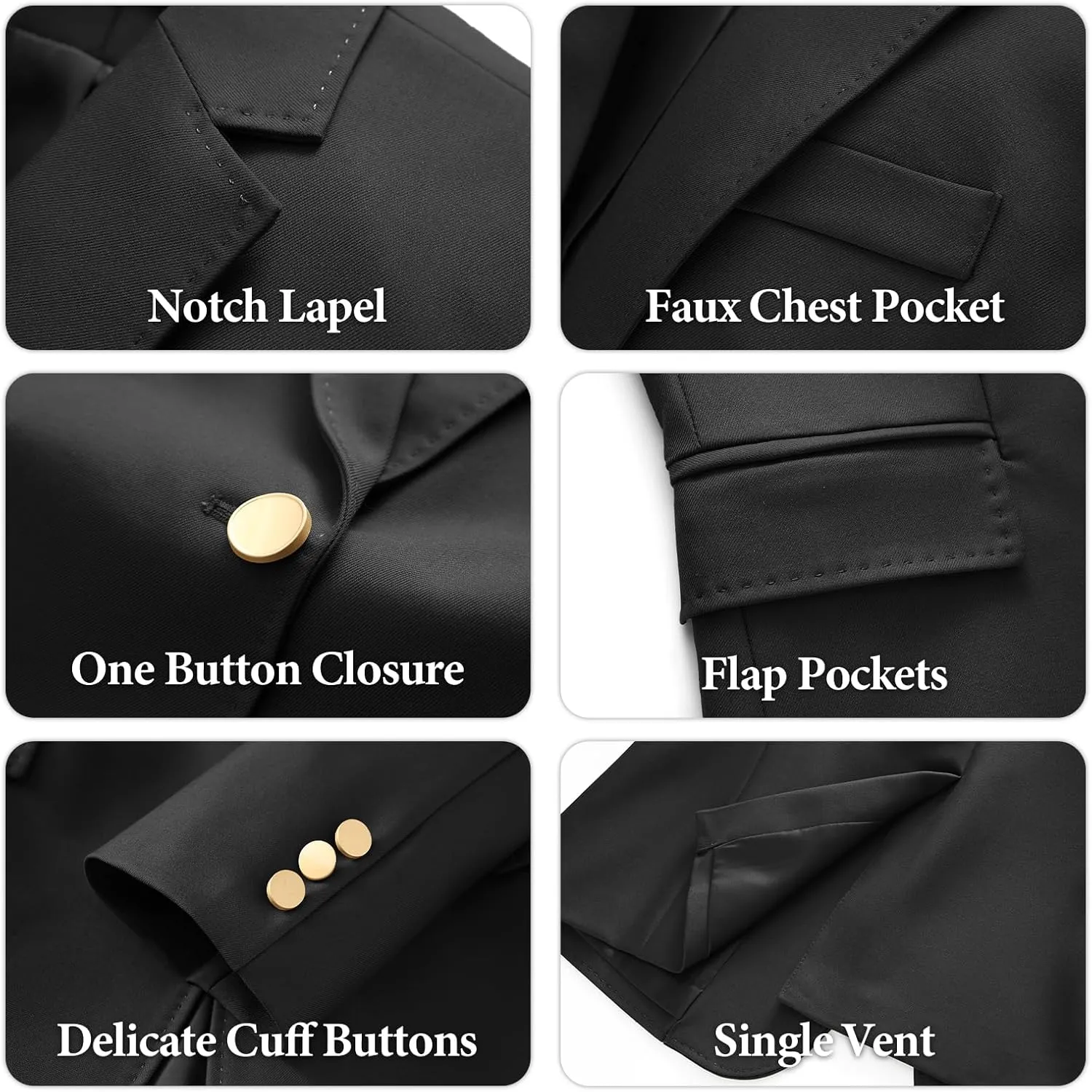 Lamgool Women's Pants Suit 2 Pieces Business One Button Blazer and Pant Set Dressy Casual Professional Work Outfits