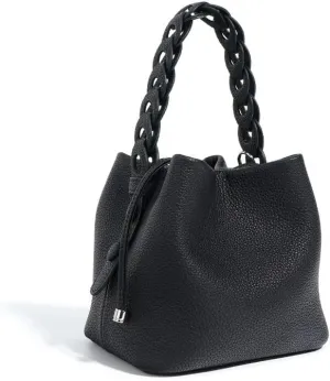 Leather Bucket Bag Handbag For Women Top Handle Woven Shoulder Crossbody Bag Clutch Versatile Commuting Elegant Chi Luxury