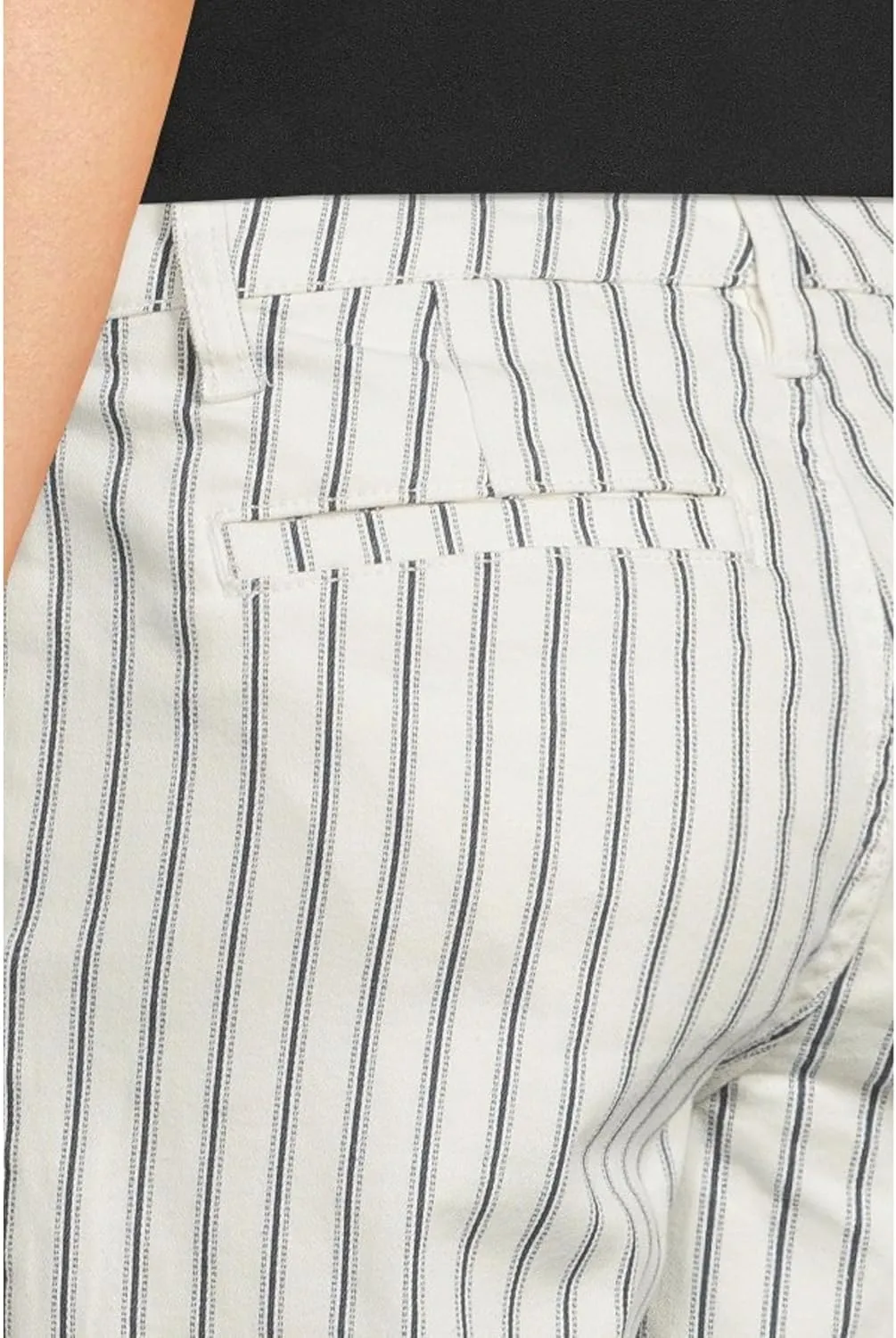 Liverpool Women's Patch Pockets Wide Leg Crop Pants