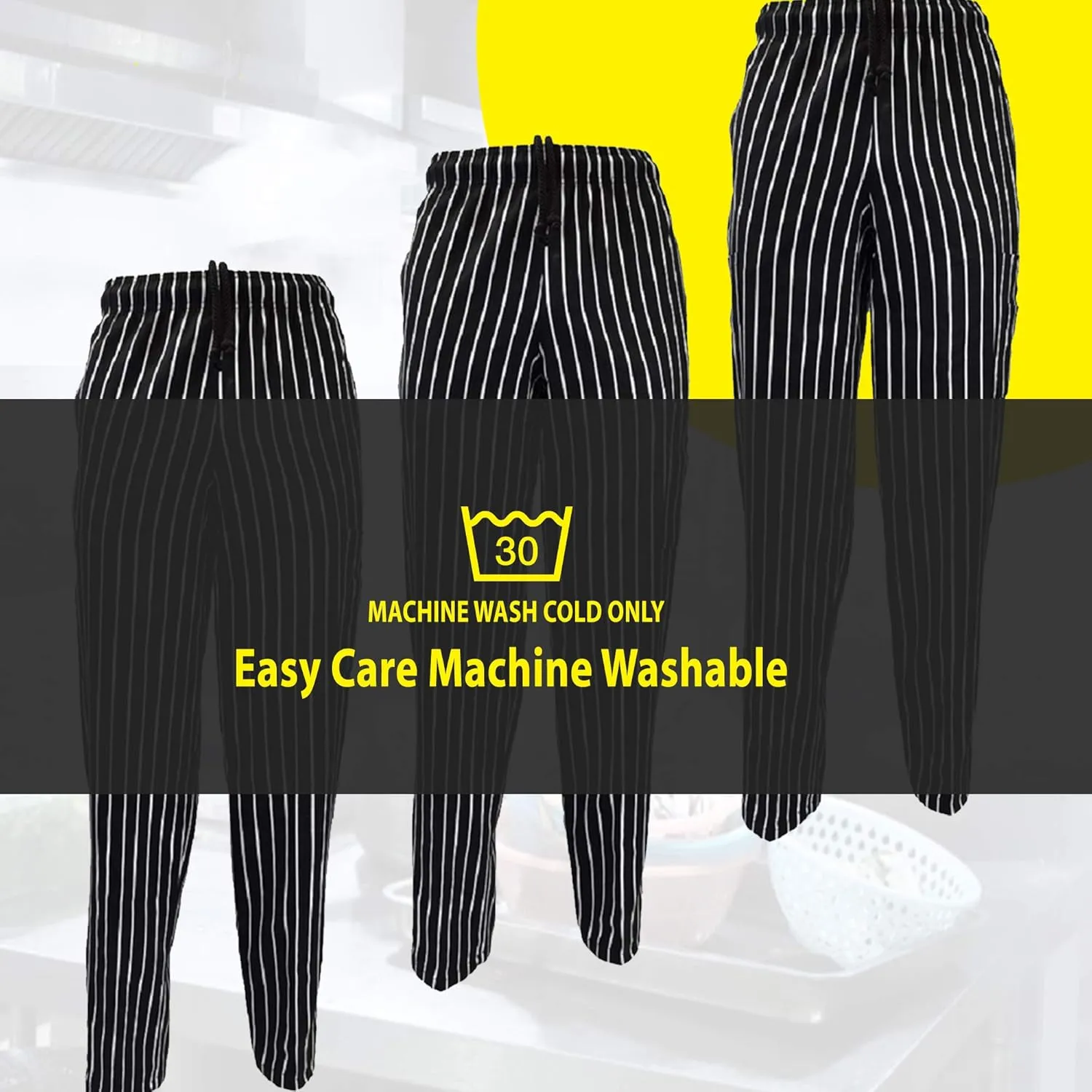 M&M SCRUBS Unisex Classic Chef Pants