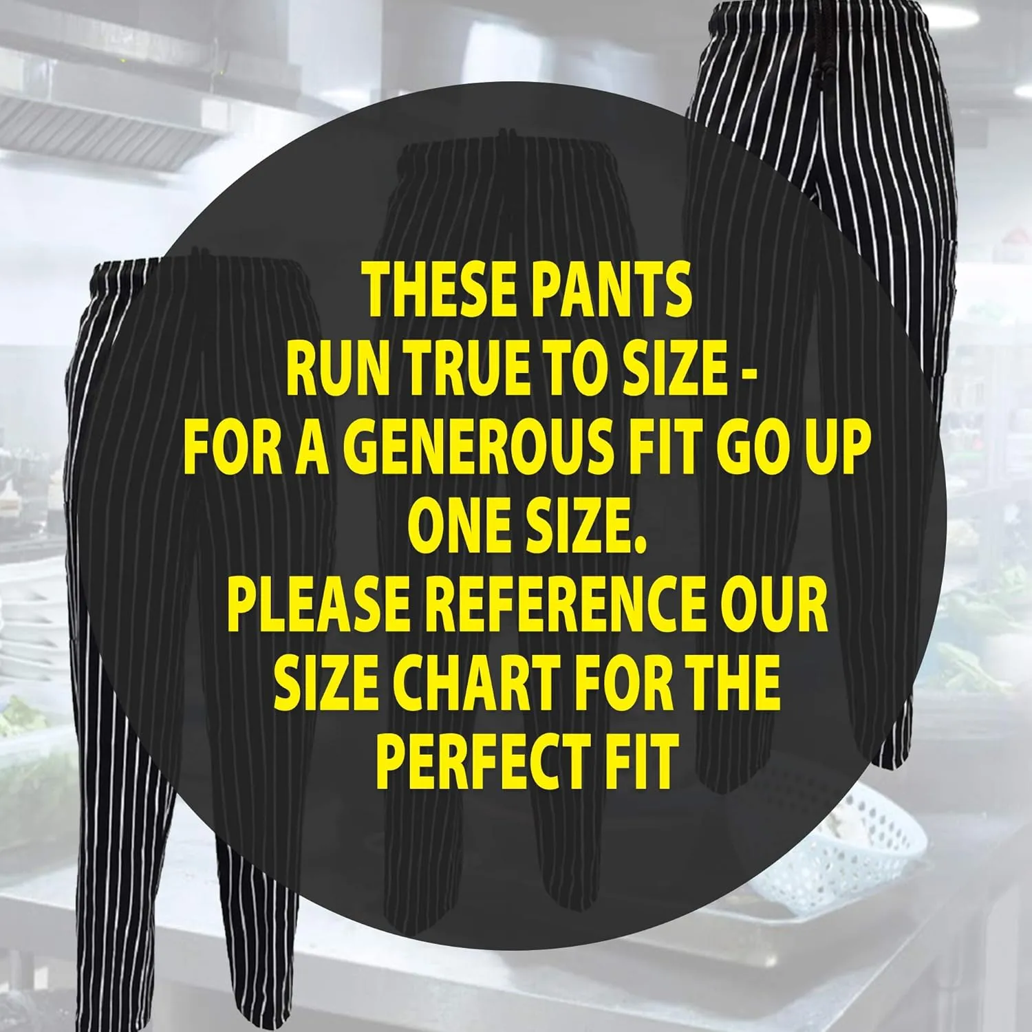 M&M SCRUBS Unisex Classic Chef Pants