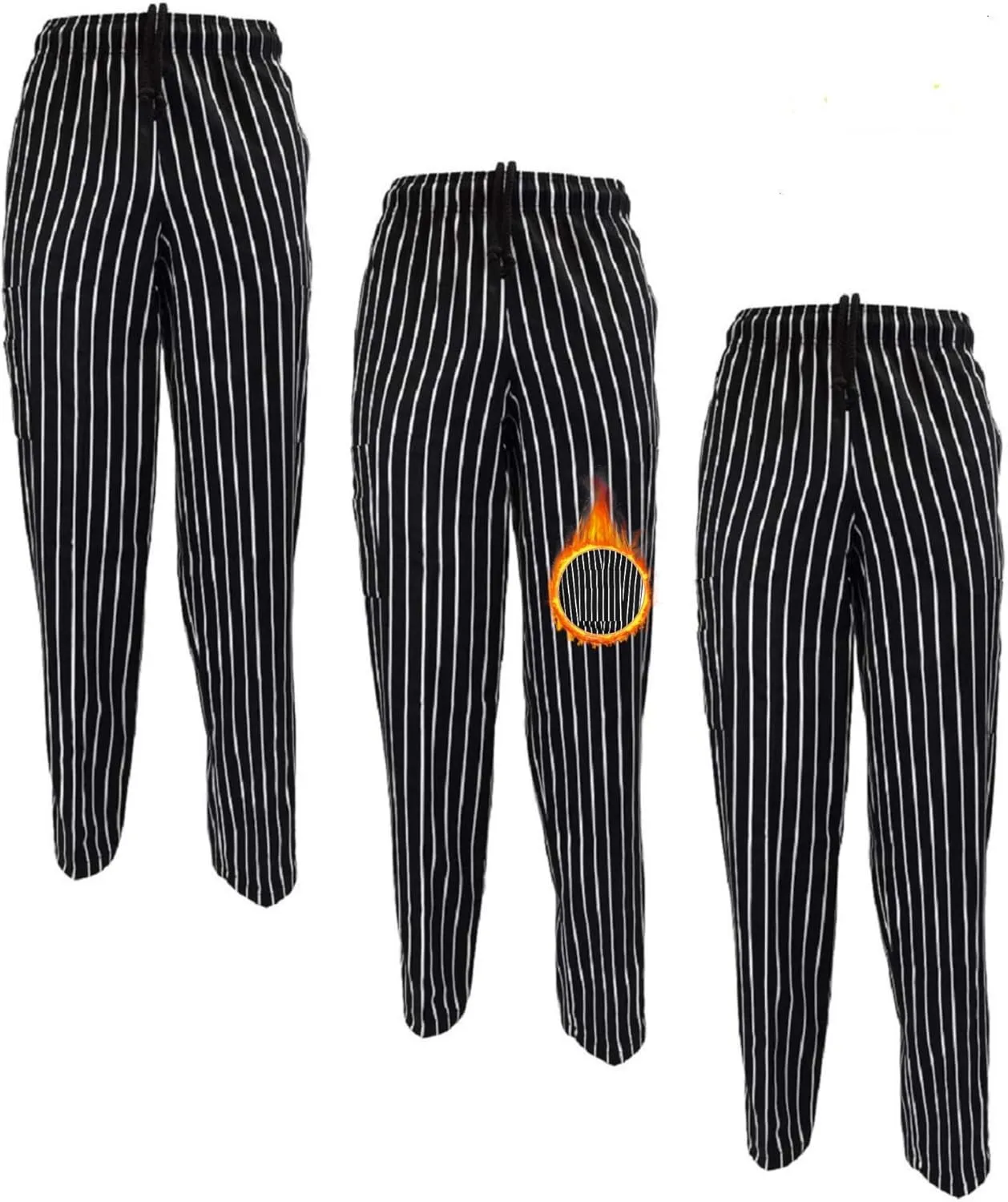 M&M SCRUBS Unisex Classic Chef Pants