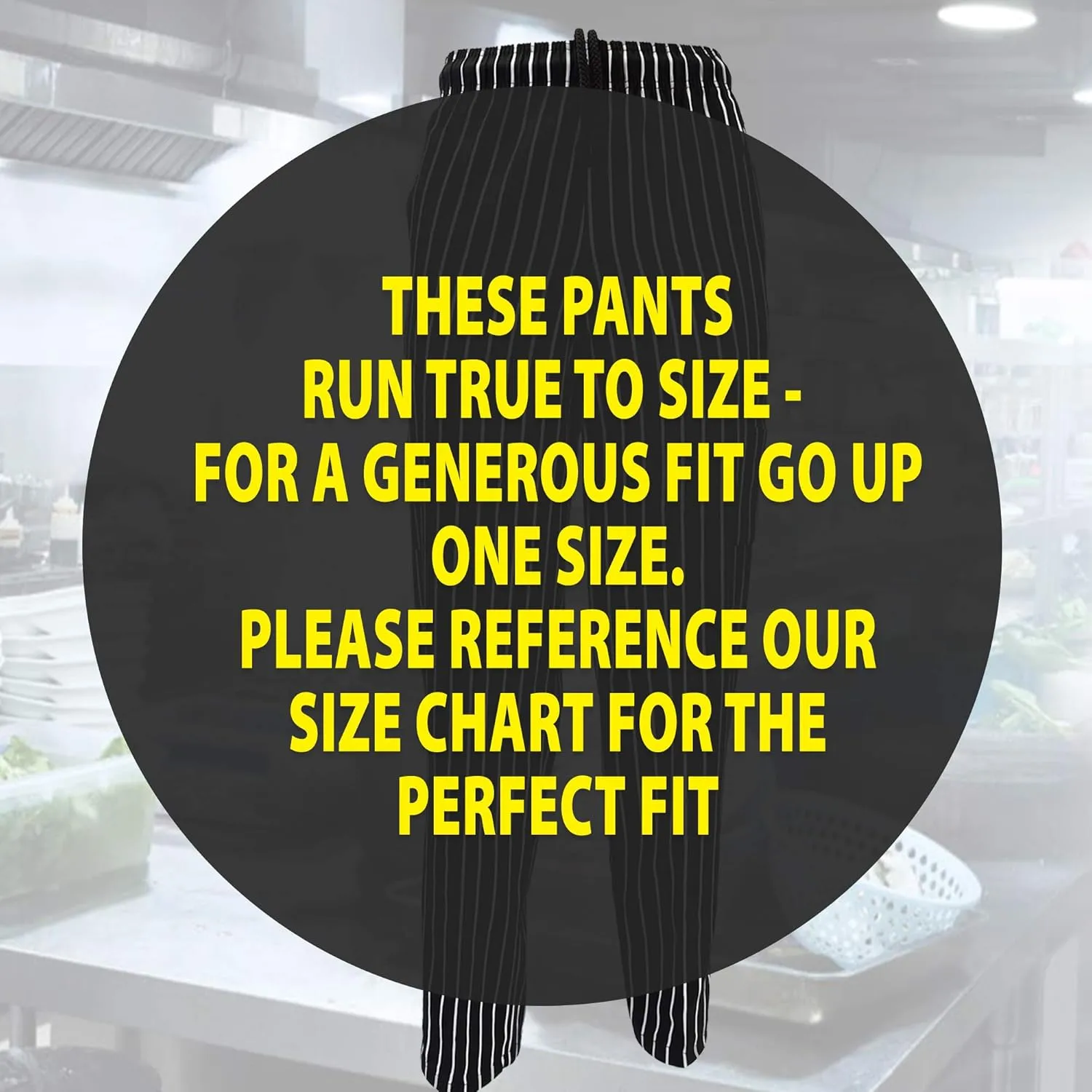 M&M SCRUBS Unisex Classic Chef Pants