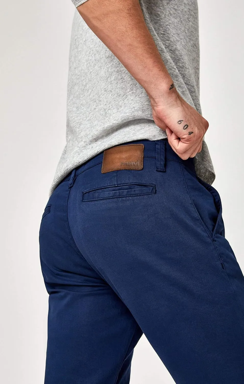 Mavi Men's Johnny Regular Rise Slim Leg Chino Pants