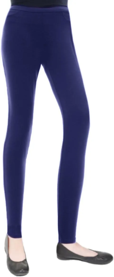 MeMoi Pants-Style Cotton Blend Leggings