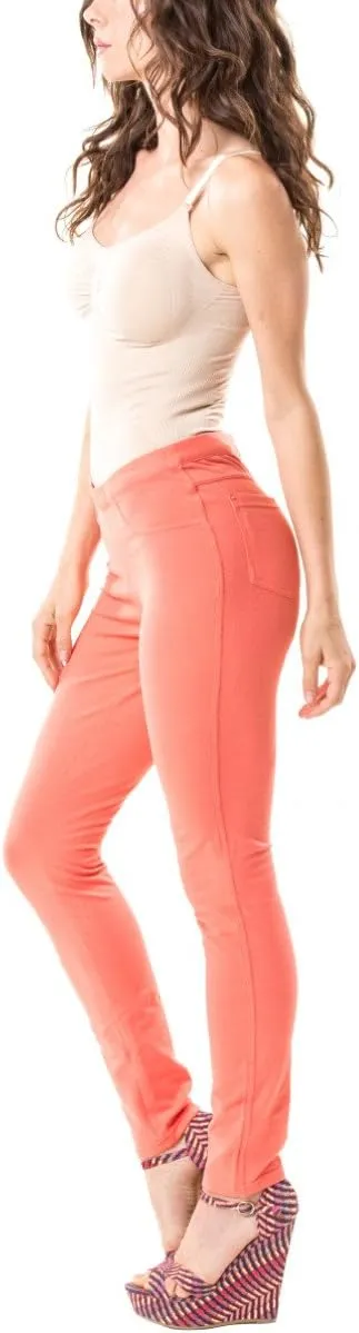 MeMoi Pants-Style Cotton Blend Leggings