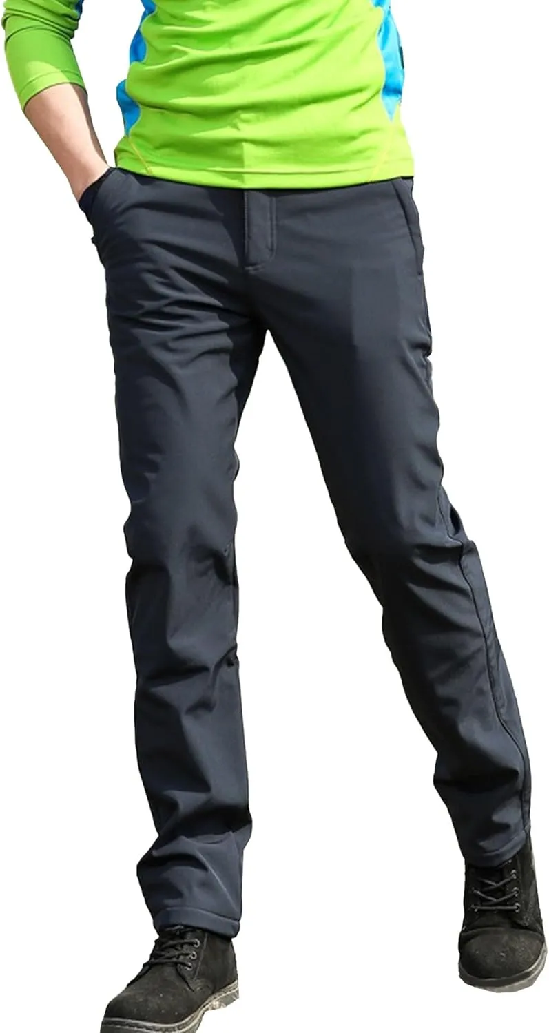 Men's Classic Workout Hiking Pant Golf Stretch Work Dress Slack Lightweight Casual Comfy Trousers