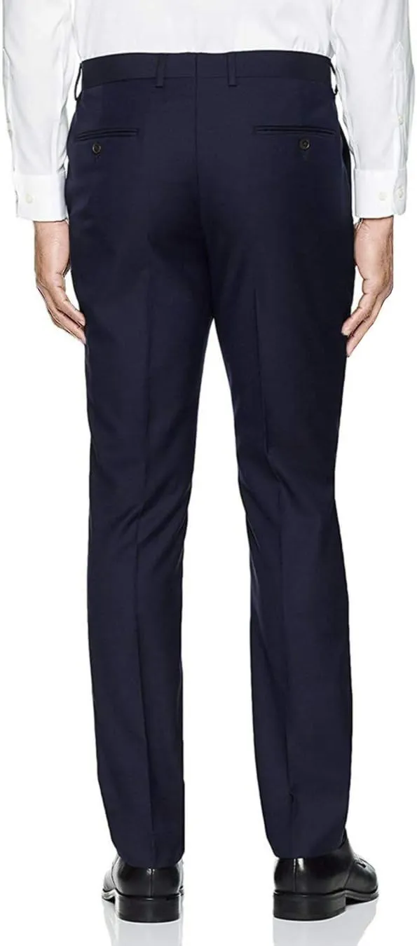 Men's Flat Front Suit Separates Dress Pant Classic Modern Fit