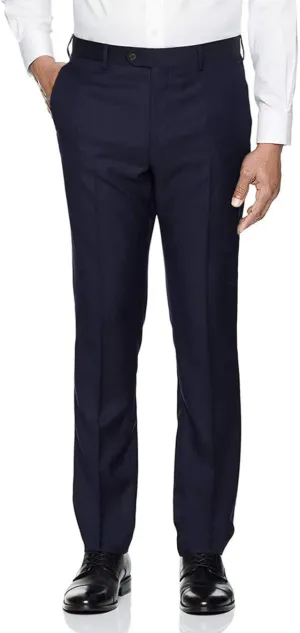Men's Flat Front Suit Separates Dress Pant Classic Modern Fit