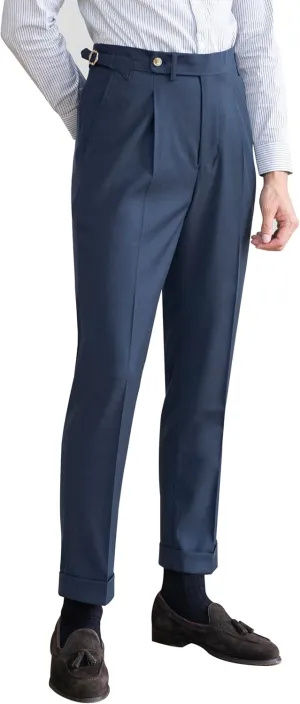 Men's Gurkha Naples Italian Old Money Style Dress Pants