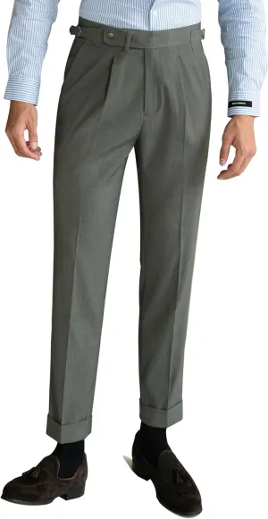Men's Gurkha Naples Italian Old Money Style Dress Pants