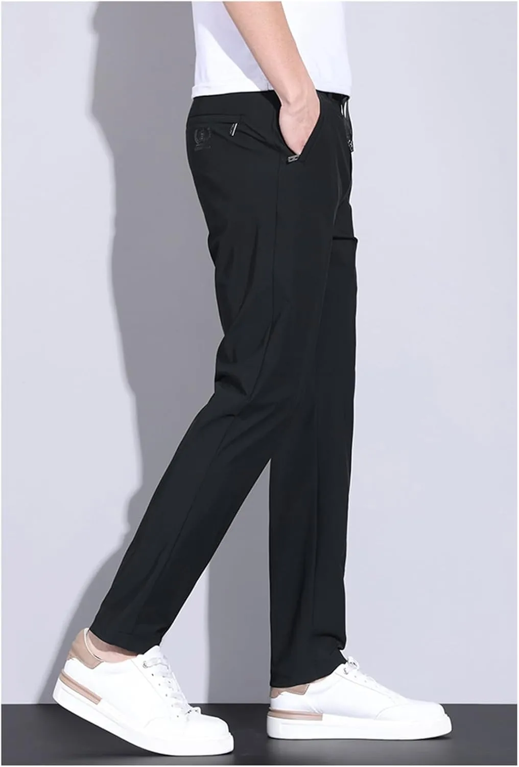 Mens Pants, Unisex Ultra Stretch Quick Drying Pants Casual Work Comfy Pant