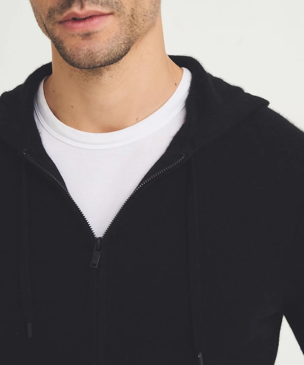 Men's Signature Cashmere Zip Hoodie