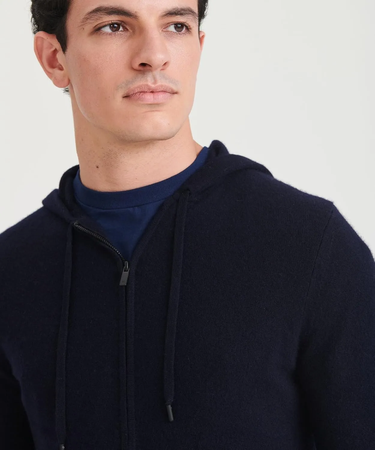 Men's Signature Cashmere Zip Hoodie