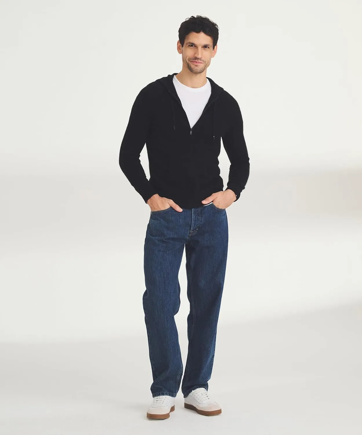 Men's Signature Cashmere Zip Hoodie