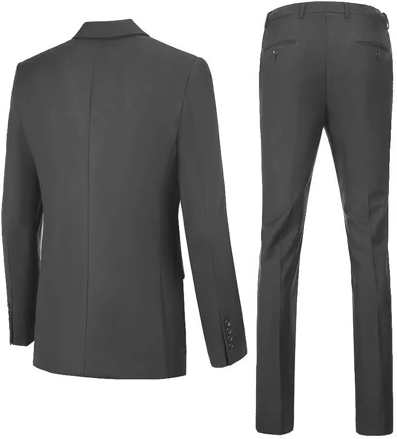 Men's Suit 3 Pieces Slim Fit Wedding Suit for Men Formal Prom Tuxedo Bussiness Suit Jacket Vest Pants with Tie