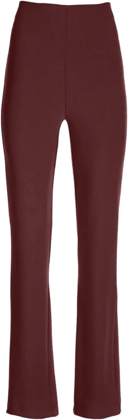 MINzYI Dress Pants Women High Waist Bootcut Office Work Trousers Stretch Comfy Business Casual Flare Suit Pants with Pockets