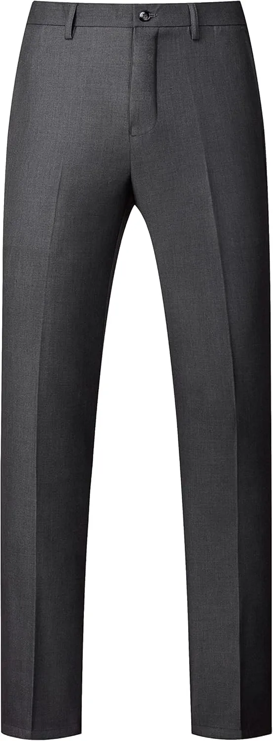 MOGU Mens Slim Fit Suit 2 Piece Tuxedo for Prom Business Wedding Dance (Suit Jacket   Pants)
