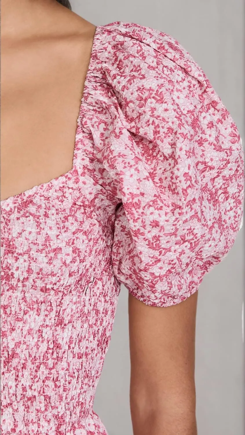 MOON RIVER Women's Smocked Dress