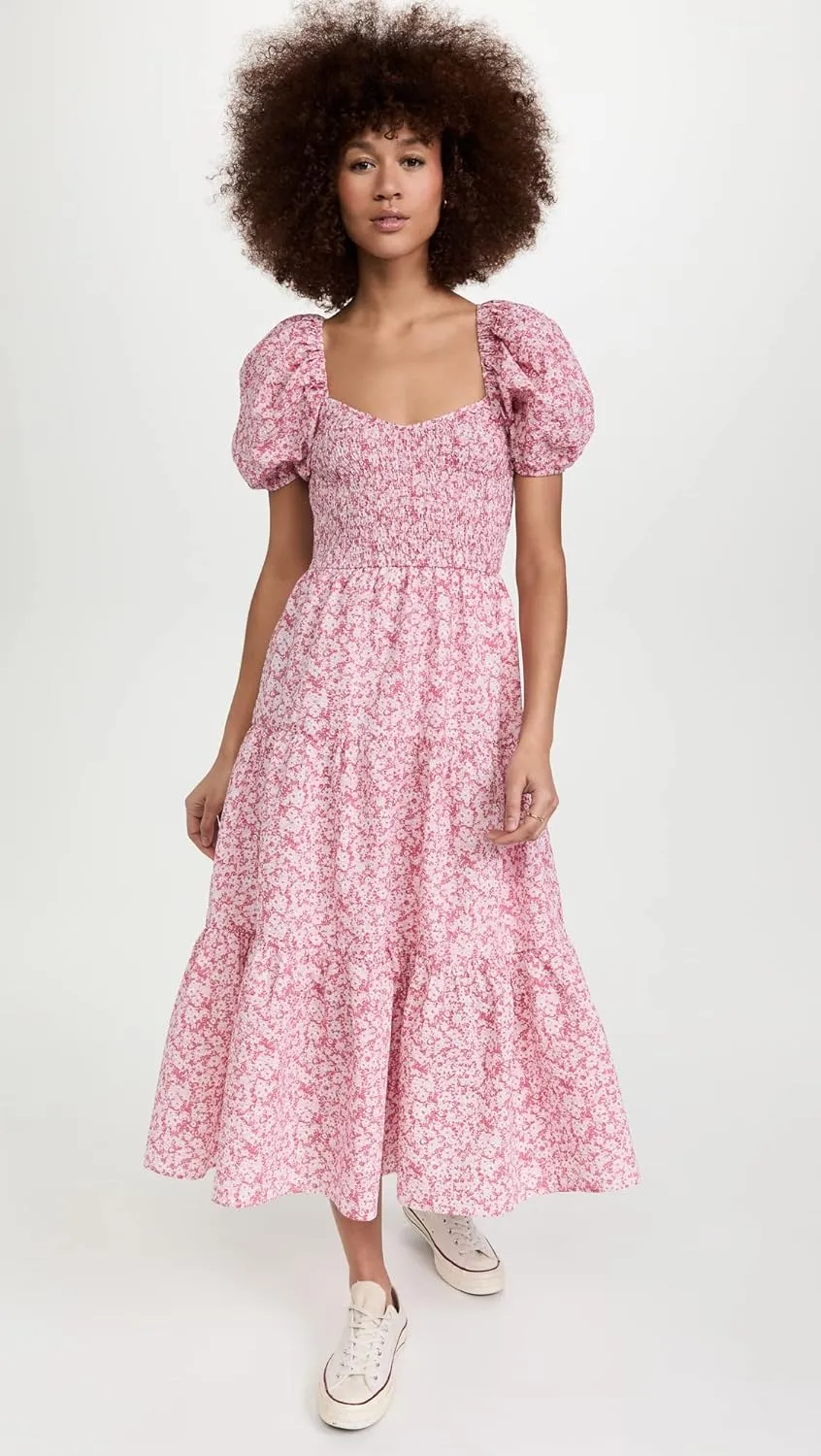 MOON RIVER Women's Smocked Dress