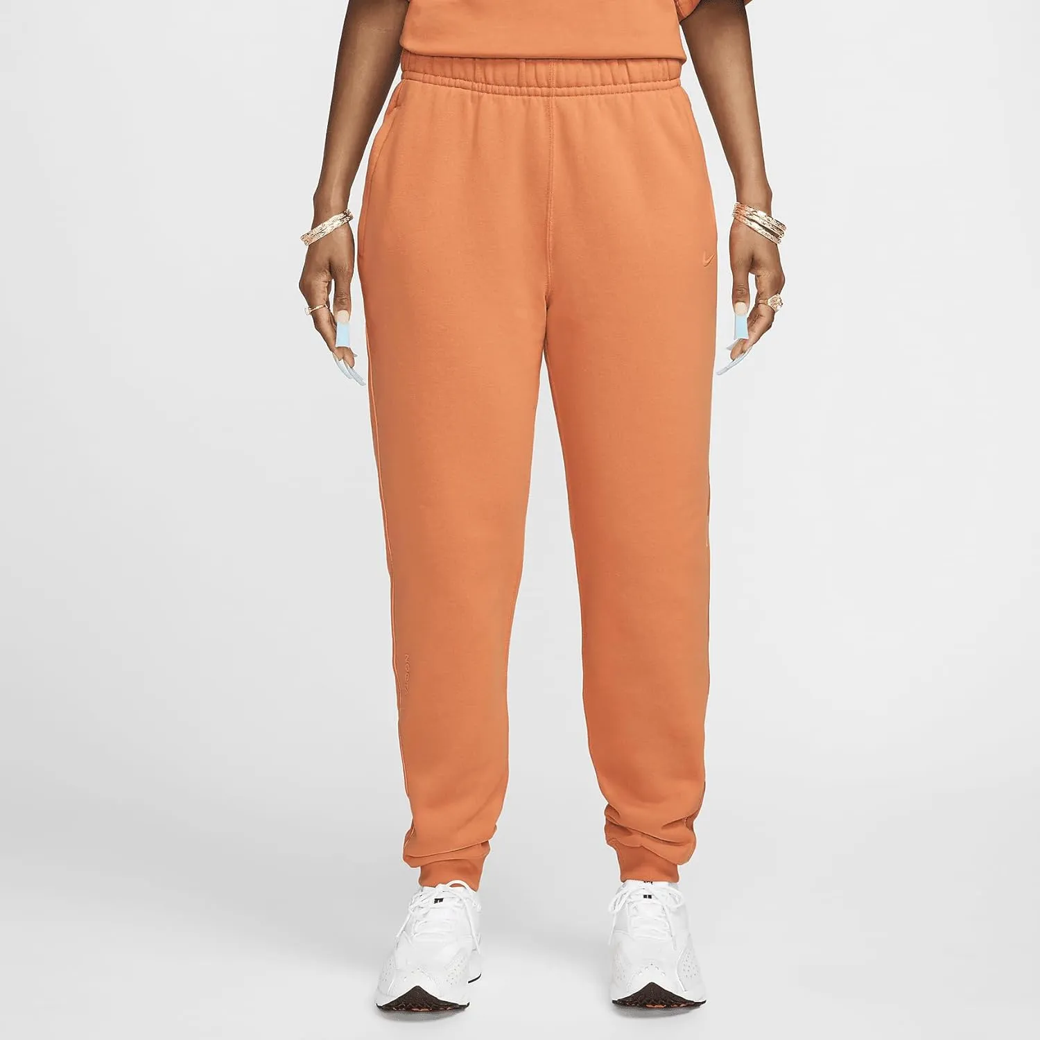 NOCTA Fleece Pants (FN7661-808, Hot Curry/Orange Trance/Orange Trance)