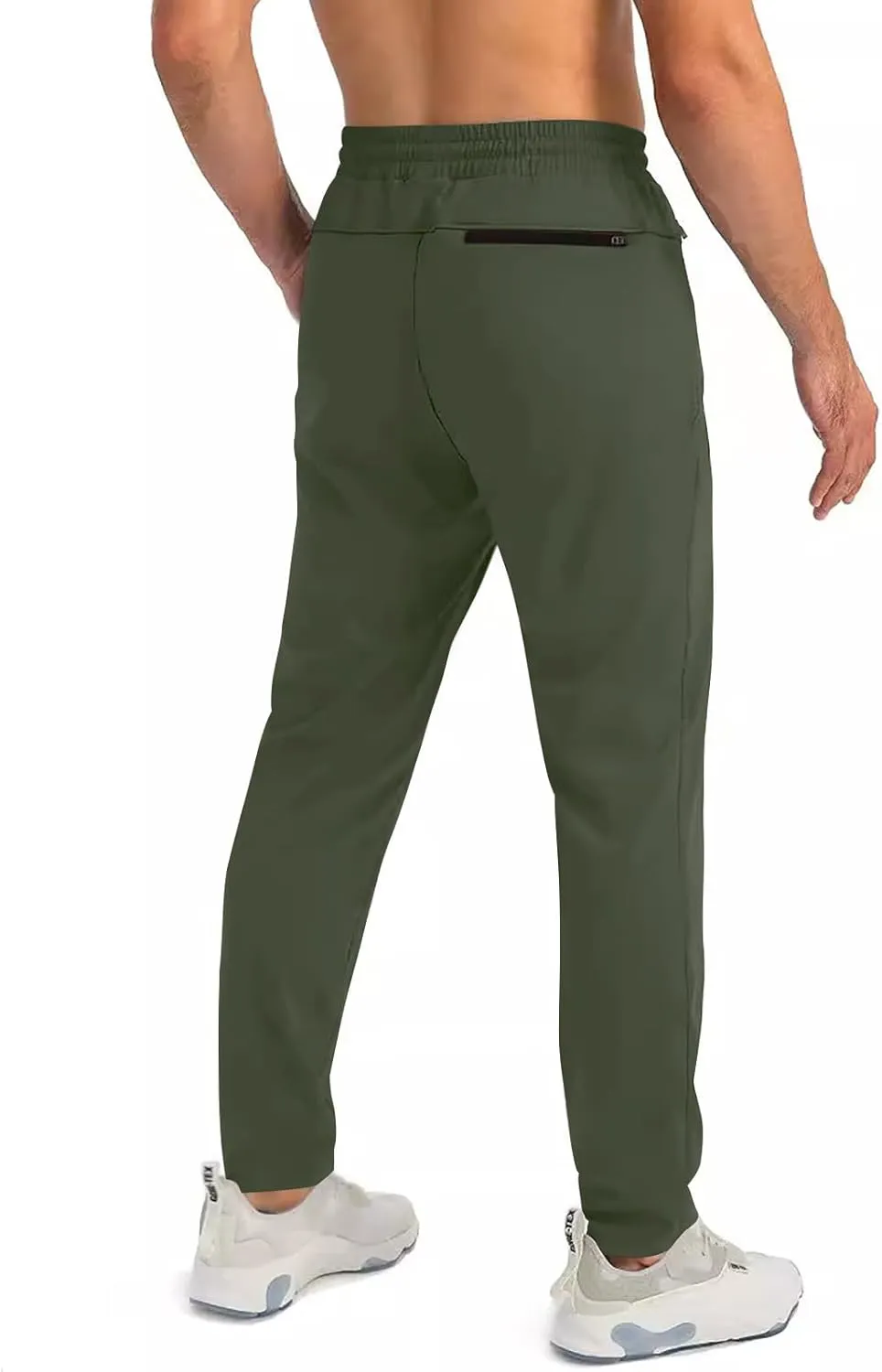 Palcomfy Pants for Me - Mens Gym Pants with Zipper Pockets Breathable Quick Dry Pants Stretch Outdoor Glide Pants Men