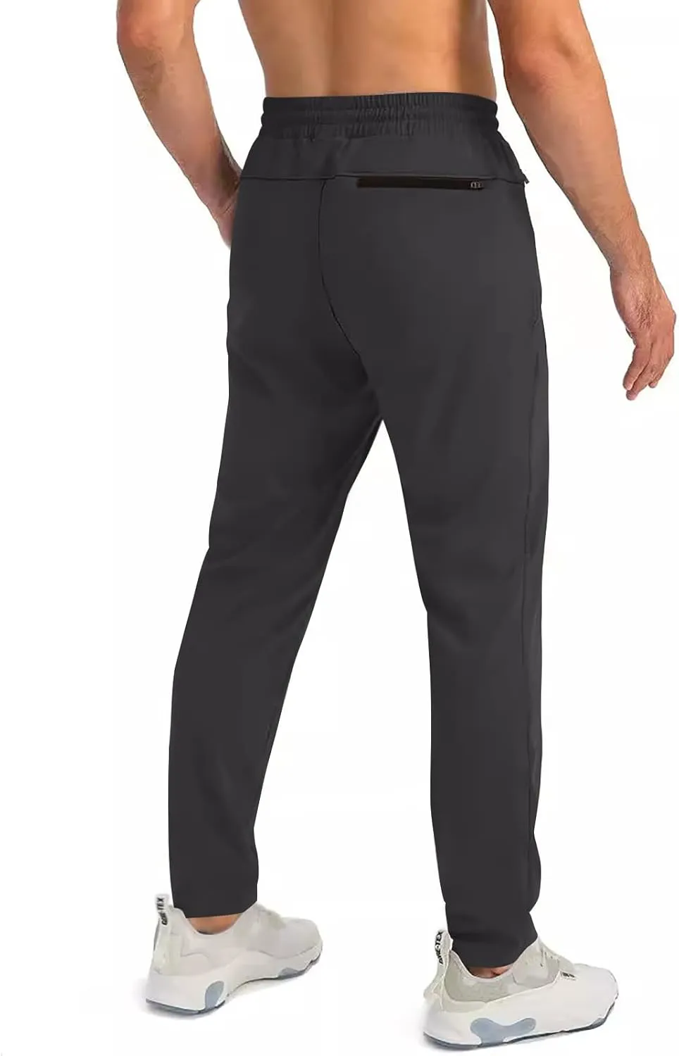 Palcomfy Pants for Me - Mens Gym Pants with Zipper Pockets Breathable Quick Dry Pants Stretch Outdoor Glide Pants Men