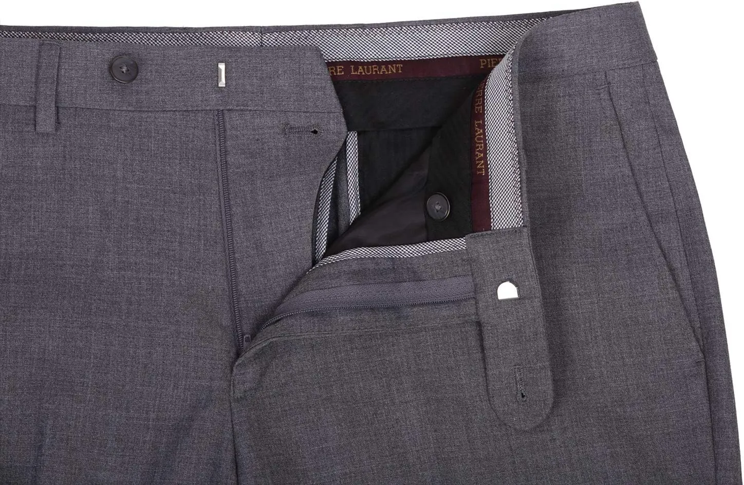 P&L Men's Premium Classic Fit Flat Front Suit Pants