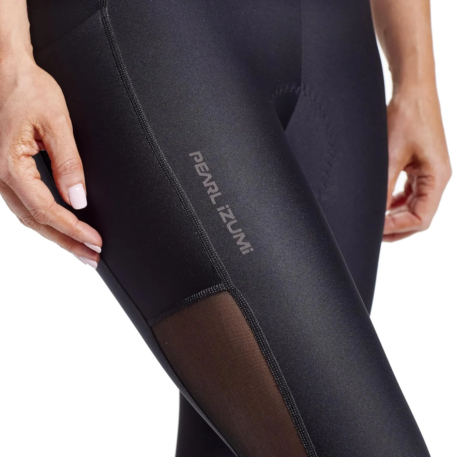 PEARL IZUMI Women's Attack Air 21" Cropped Cycling Pants, Wide Waistband & Two Side Pockets, Reflective Fabric