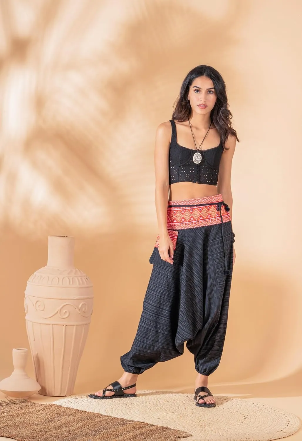 Rave Clothes for Women Palazzo Pants, Dance Yoga Pants Comfy Lounge Pants shamanic Clothing Women