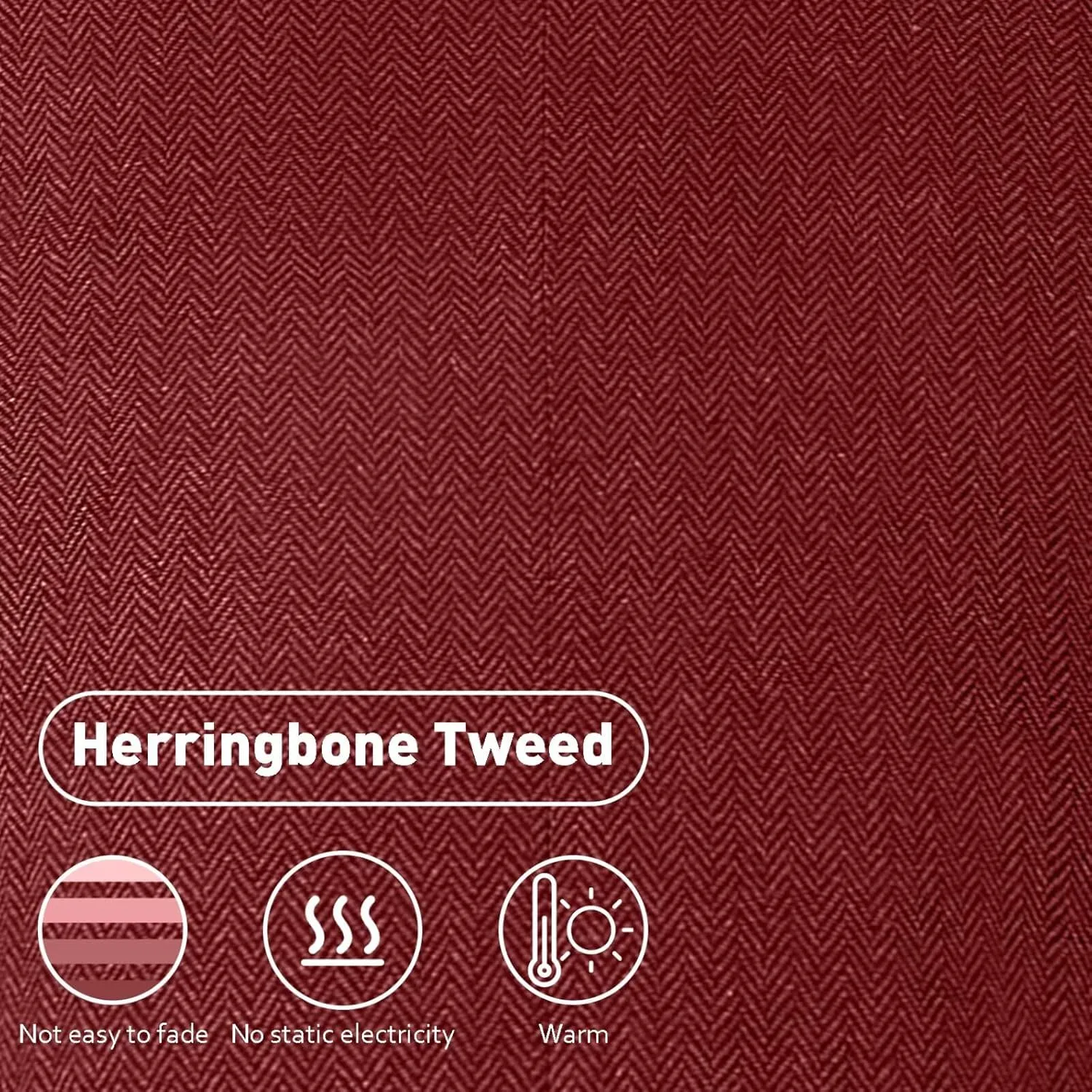 Retro Tweed Herringbone Suit for Men Slim Fit 3 Pieces Mens Suit Groom Dress Tuxedos Prom Suit Jacket Vest Pants