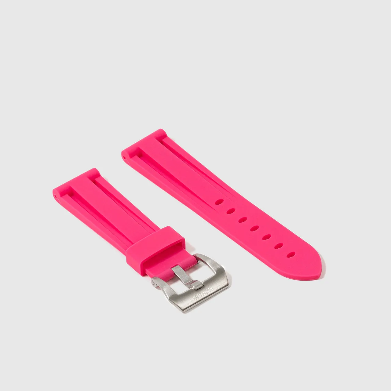 Rubber Strap for Panerai Luminor - South Beach Pink