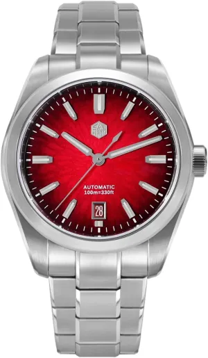 San Martin Men Watch SN0144-GX, 9015 Automatic Mechanical Movement Sapphire Glass 10 Bar Diving Watch for Men