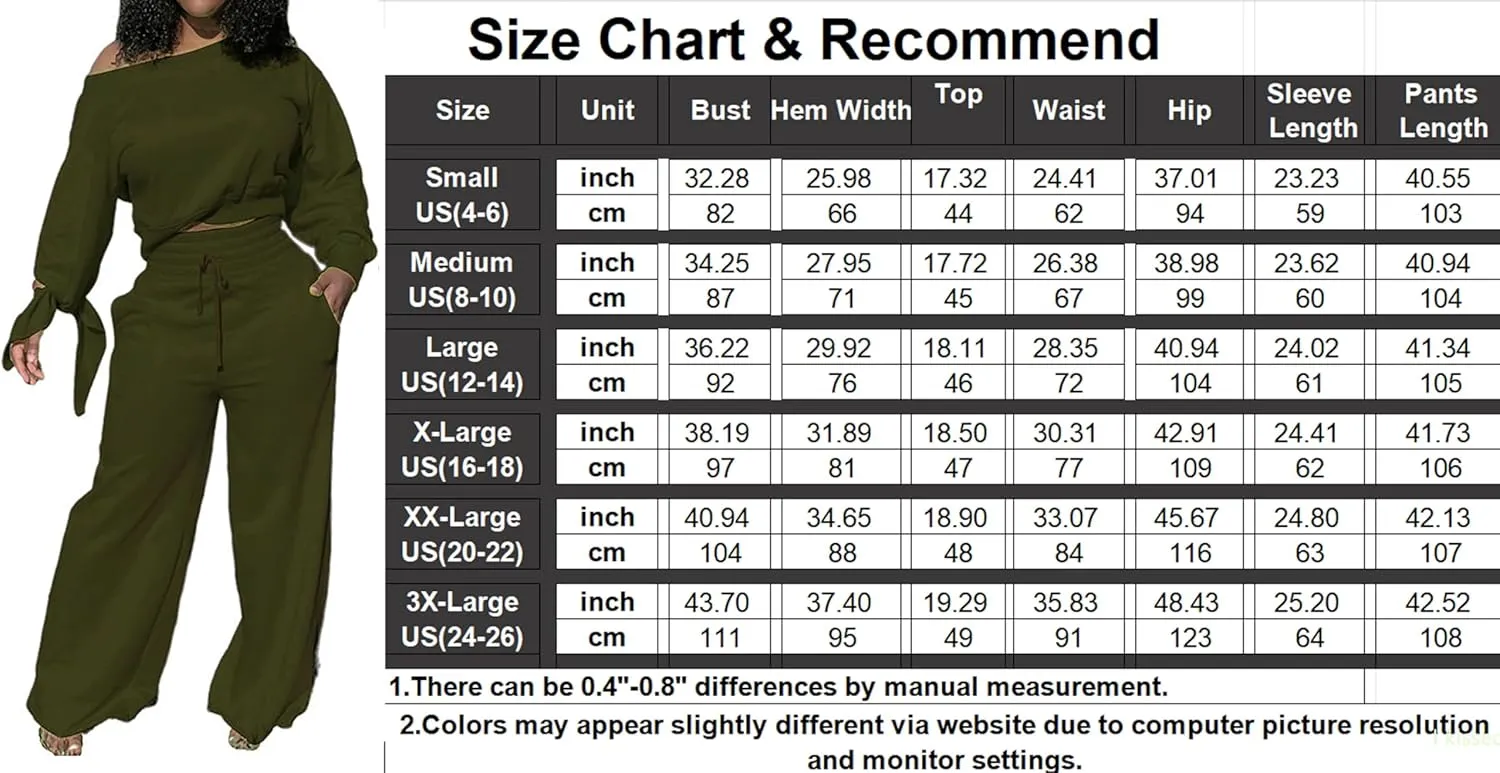 sexycherry Casual 2 Piece Outfits for Women Sexy Long Sleeve Sweatsuit Jogging Long Pants Sets Tracksuit with Pockets