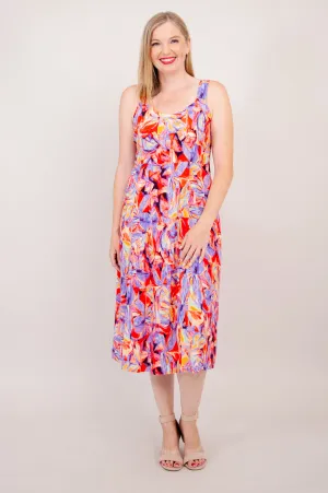 Shauna Dress, Carro, Woven Bamboo