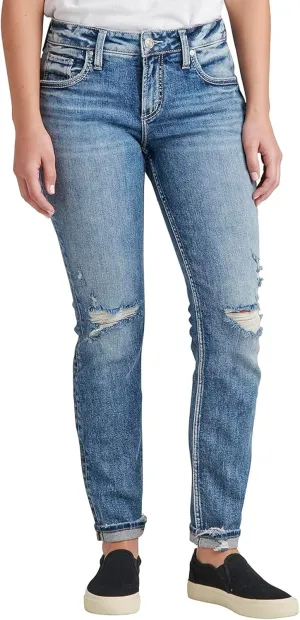 Silver Jeans Women's Sam Relaxed Boyfriend Fit Jean