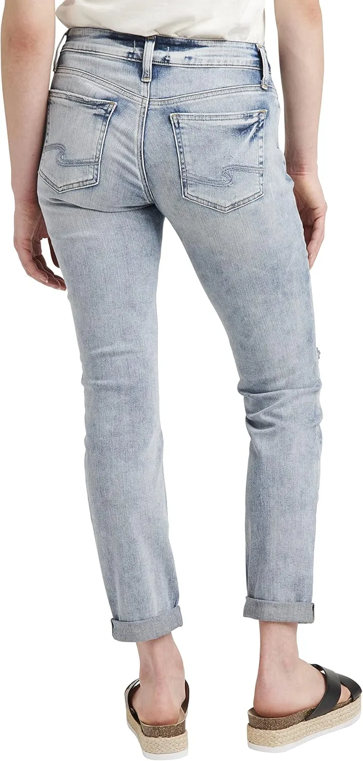 Silver Jeans Women's Sam Relaxed Boyfriend Fit Jean